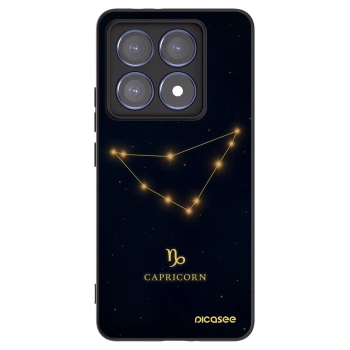 Picasee silikonski črni ovitek za Xiaomi 14T Pro - CAPRICORN