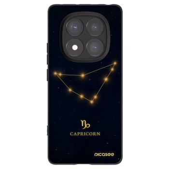 Picasee silikonski črni ovitek za Xiaomi Redmi Note 14 Pro 5G - CAPRICORN