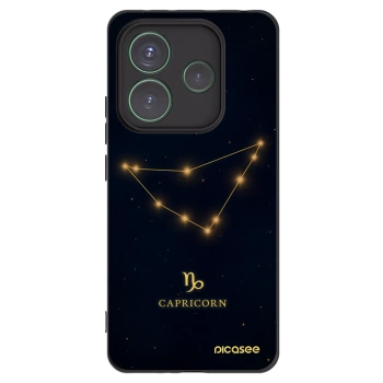 Picasee silikonski črni ovitek za Xiaomi Redmi Note 14 5G - CAPRICORN