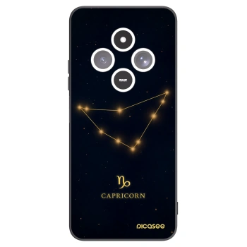 Picasee silikonski črni ovitek za Xiaomi Redmi 14C - CAPRICORN