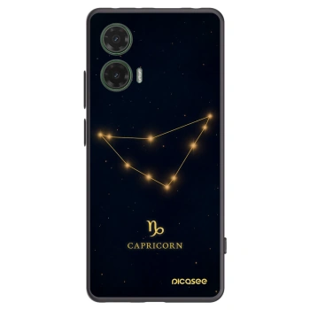 Picasee silikonski črni ovitek za Motorola Moto G35 5G - CAPRICORN