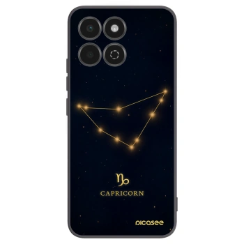 Picasee silikonski črni ovitek za Honor 200 Smart 5G - CAPRICORN