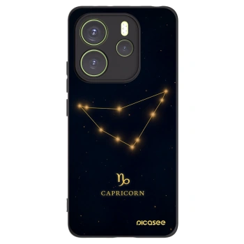 Picasee silikonski črni ovitek za Xiaomi Redmi Note 14 4G - CAPRICORN