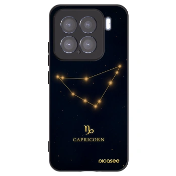 Picasee silikonski črni ovitek za Xiaomi 15 - CAPRICORN
