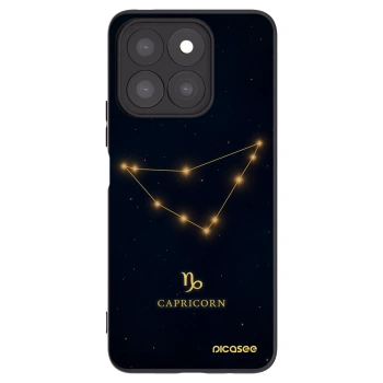 Picasee silikonski črni ovitek za Honor X8c - CAPRICORN