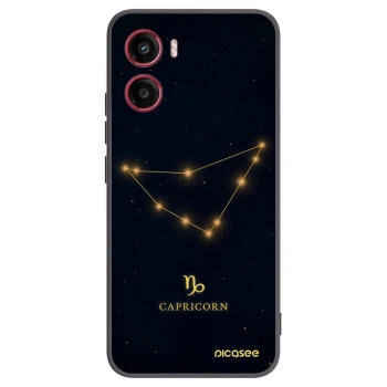 Picasee silikonski črni ovitek za Motorola Moto G05 - CAPRICORN
