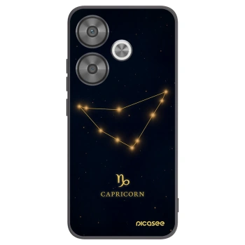 Picasee silikonski črni ovitek za Xiaomi Poco F6 - CAPRICORN