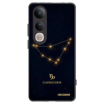 Picasee silikonski črni ovitek za Vivo V50 Lite 5G - CAPRICORN