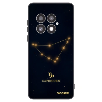 Picasee silikonski črni ovitek za OnePlus 13 5G - CAPRICORN