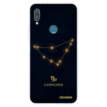 Picasee silikonski prozorni ovitek za Huawei Y6 2019 - CAPRICORN
