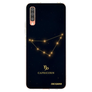Picasee silikonski prozorni ovitek za Samsung Galaxy A70 A705F - CAPRICORN