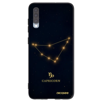 Picasee silikonski črni ovitek za Samsung Galaxy A70 A705F - CAPRICORN