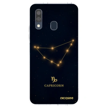 Picasee silikonski prozorni ovitek za Samsung Galaxy A40 A405F - CAPRICORN