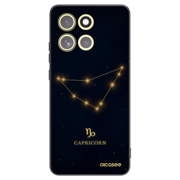 Picasee silikonski črni ovitek za Motorola Moto G86 5G - CAPRICORN