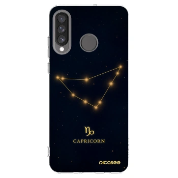 Picasee silikonski prozorni ovitek za Huawei P30 Lite - CAPRICORN