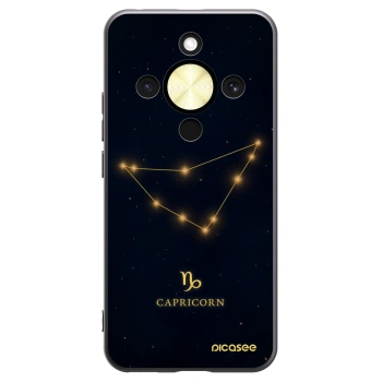 Picasee silikonski črni ovitek za Honor Magic8 Lite 5G - CAPRICORN