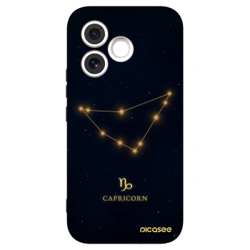 Picasee silikonski črni ovitek za Honor 600 Lite - CAPRICORN
