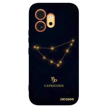 Picasee silikonski črni ovitek za Honor 600 - CAPRICORN