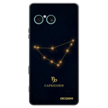 Picasee silikonski črni ovitek za Sony Xperia 10 VII - CAPRICORN
