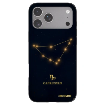 Picasee silikonski črni ovitek za Apple iPhone 18 Pro Max - CAPRICORN