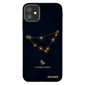 Picasee silikonski prozorni ovitek za Apple iPhone 11 - CAPRICORN