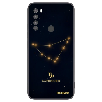 Picasee silikonski črni ovitek za Xiaomi Redmi Note 8 - CAPRICORN