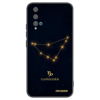 Picasee silikonski črni ovitek za Huawei Nova 5T - CAPRICORN