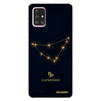 Picasee silikonski prozorni ovitek za Samsung Galaxy A71 A715F - CAPRICORN