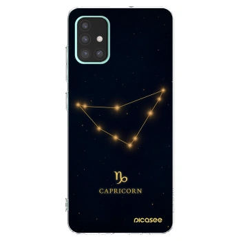 Picasee silikonski prozorni ovitek za Samsung Galaxy A51 A515F - CAPRICORN