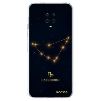 Picasee silikonski prozorni ovitek za Xiaomi Redmi Note 9S - CAPRICORN