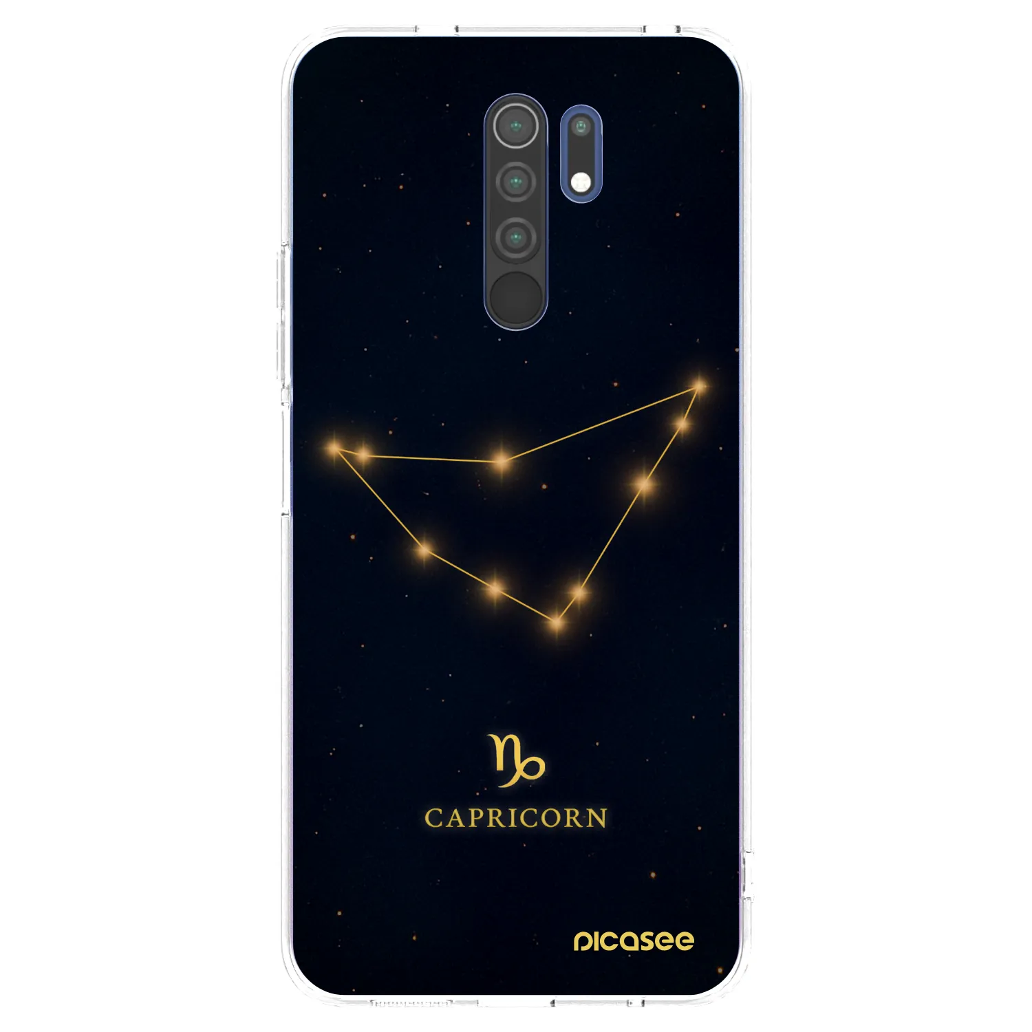 Picasee silikonski prozorni ovitek za Xiaomi Redmi 9 - CAPRICORN