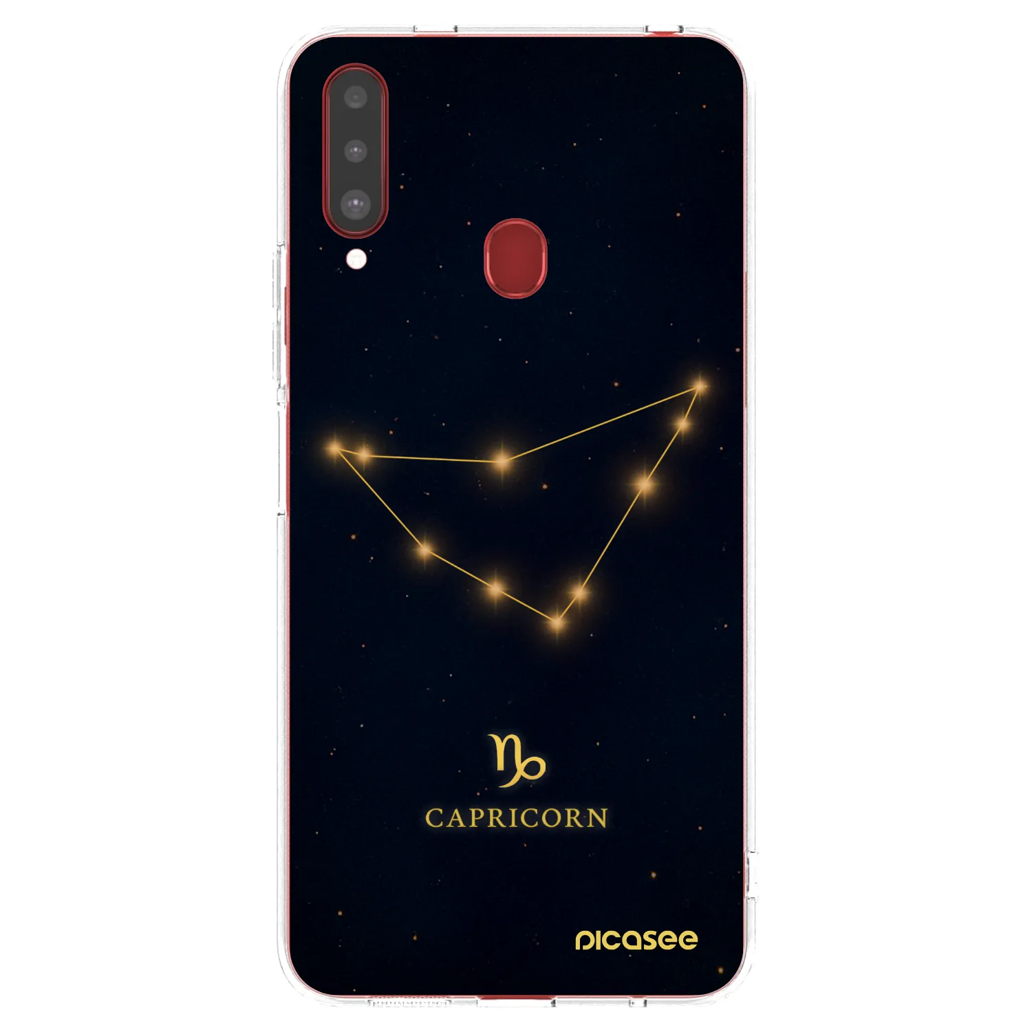 Picasee silikonski prozorni ovitek za Samsung Galaxy A20s - CAPRICORN