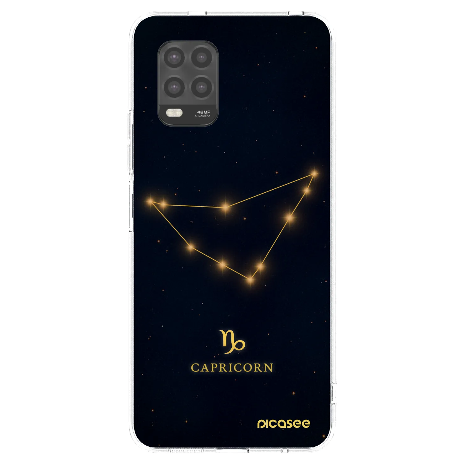 Picasee silikonski prozorni ovitek za Xiaomi Mi 10 Lite - CAPRICORN