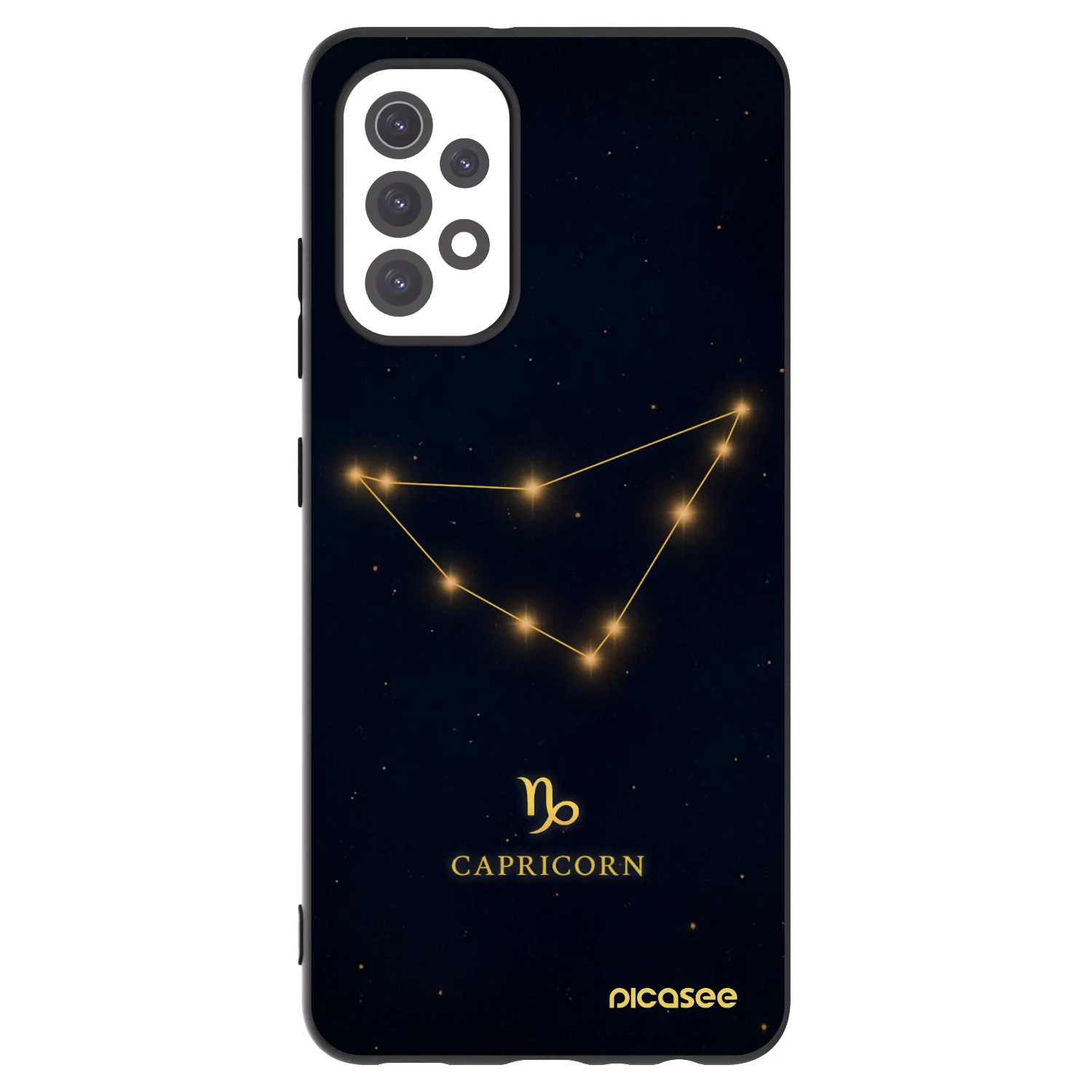 Picasee silikonski črni ovitek za Samsung Galaxy A32 5G A326B - CAPRICORN