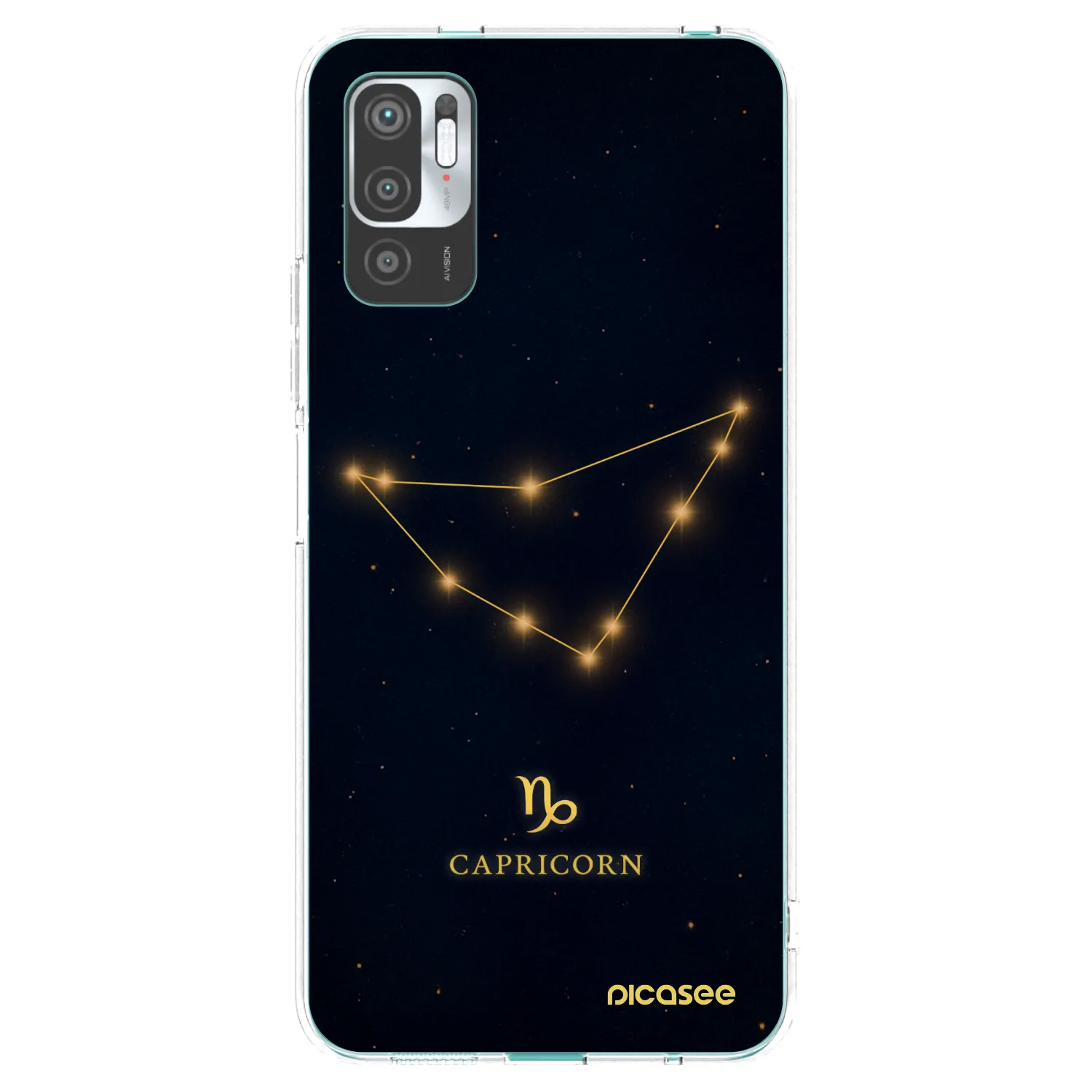 Picasee silikonski prozorni ovitek za Xiaomi Redmi Note 10 5G - CAPRICORN