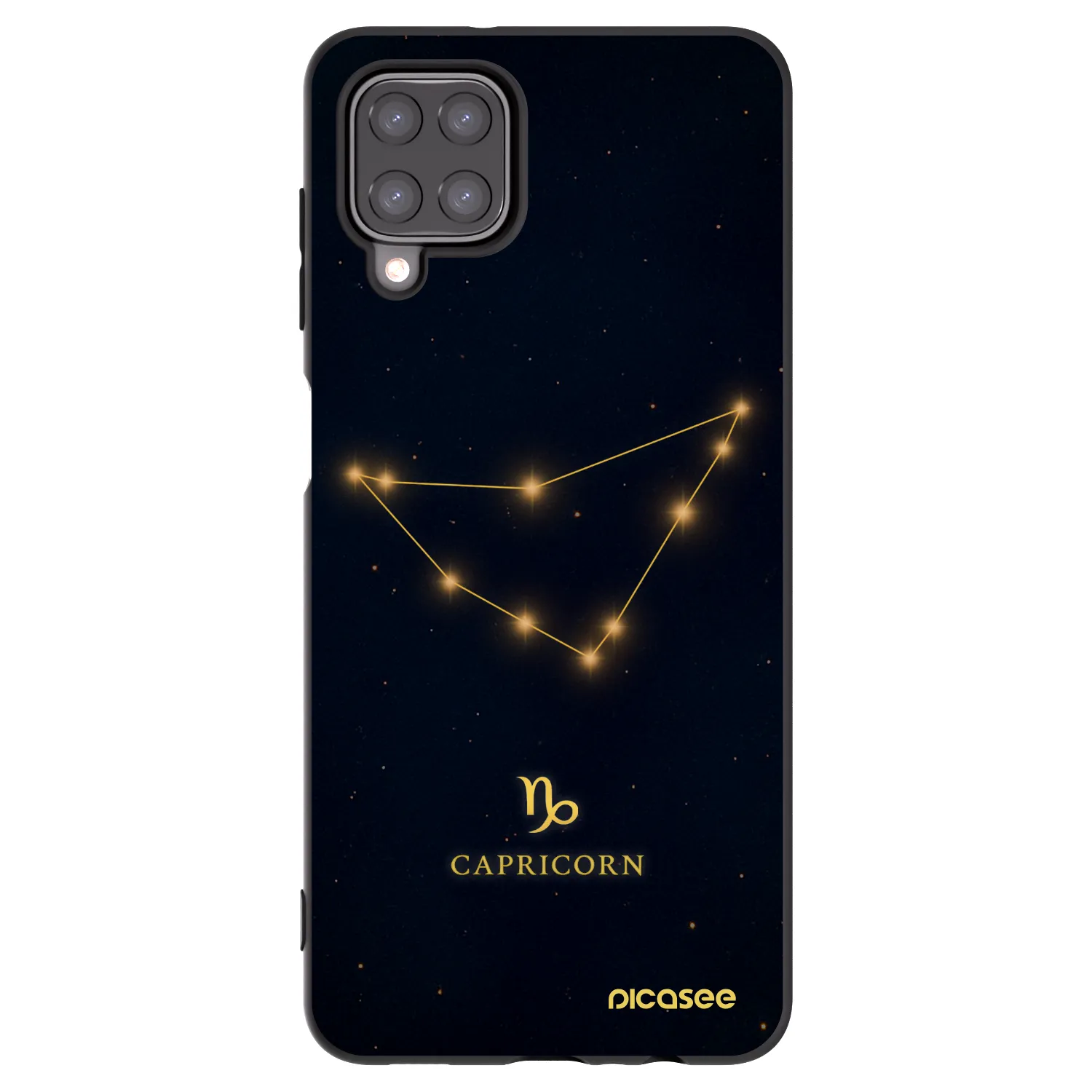 Picasee silikonski črni ovitek za Samsung Galaxy M12 M127F - CAPRICORN