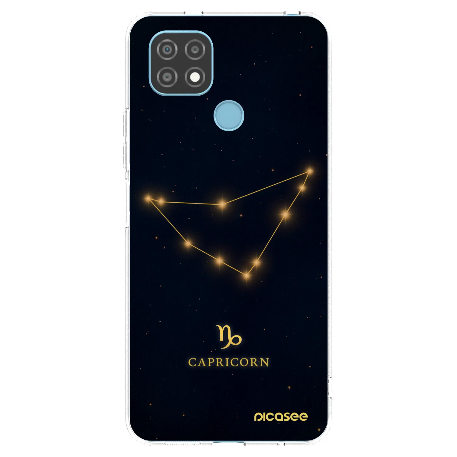 Picasee silikonski prozorni ovitek za Realme C21 - CAPRICORN