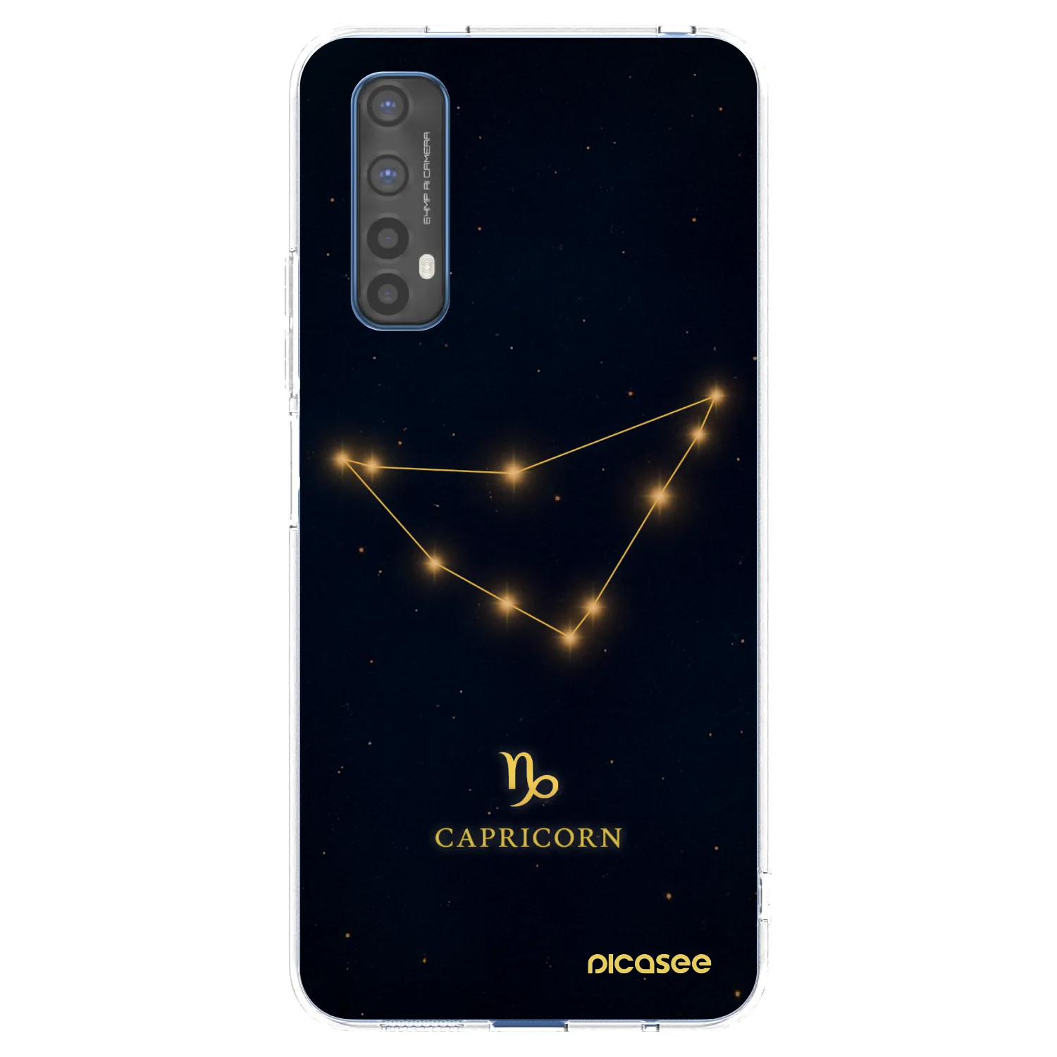 Picasee silikonski prozorni ovitek za Realme 7 - CAPRICORN
