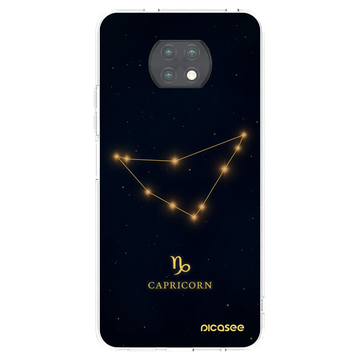 Picasee silikonski prozorni ovitek za Xiaomi Redmi Note 9T - CAPRICORN
