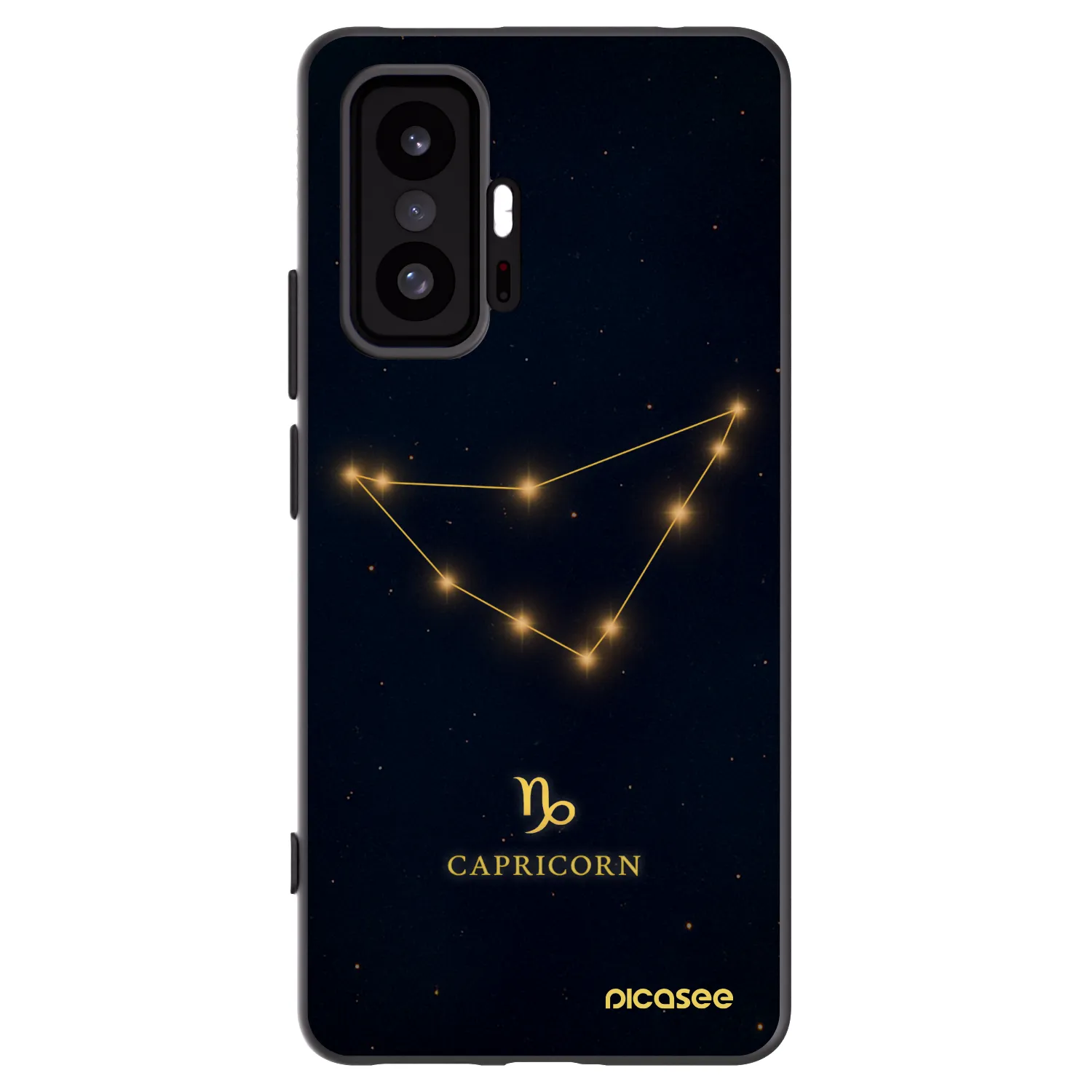 Picasee silikonski črni ovitek za Xiaomi 11T - CAPRICORN