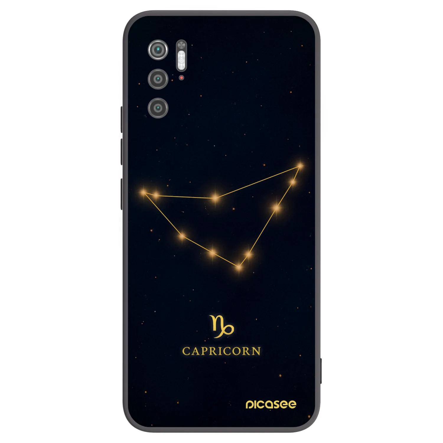 Picasee silikonski črni ovitek za Xiaomi Poco M3 Pro 5G - CAPRICORN