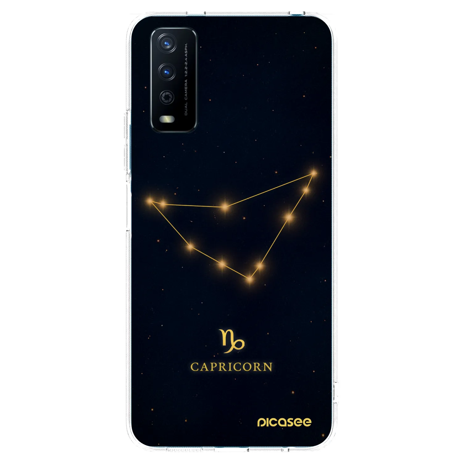 Picasee silikonski prozorni ovitek za Vivo Y11s - CAPRICORN