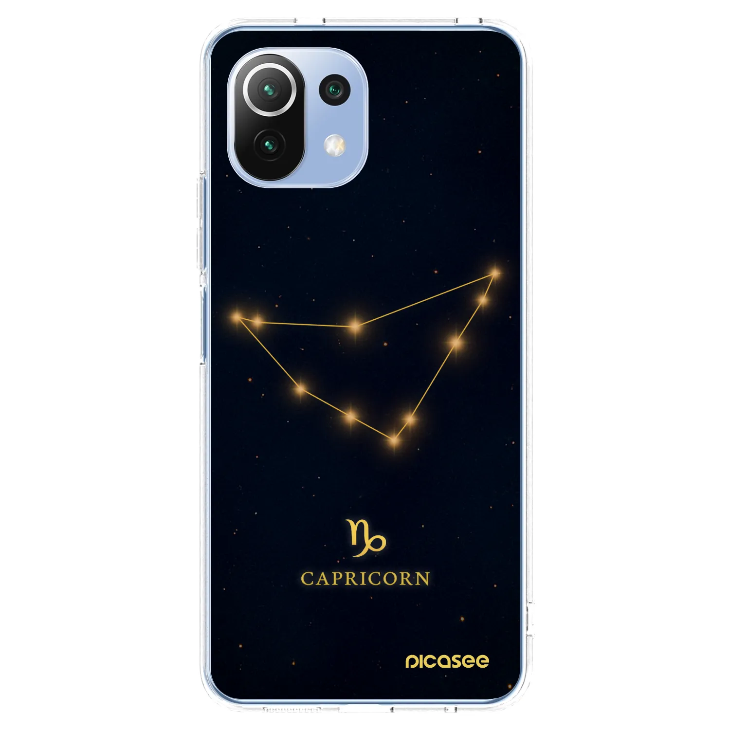 Picasee silikonski prozorni ovitek za Xiaomi 11 Lite 5G NE - CAPRICORN