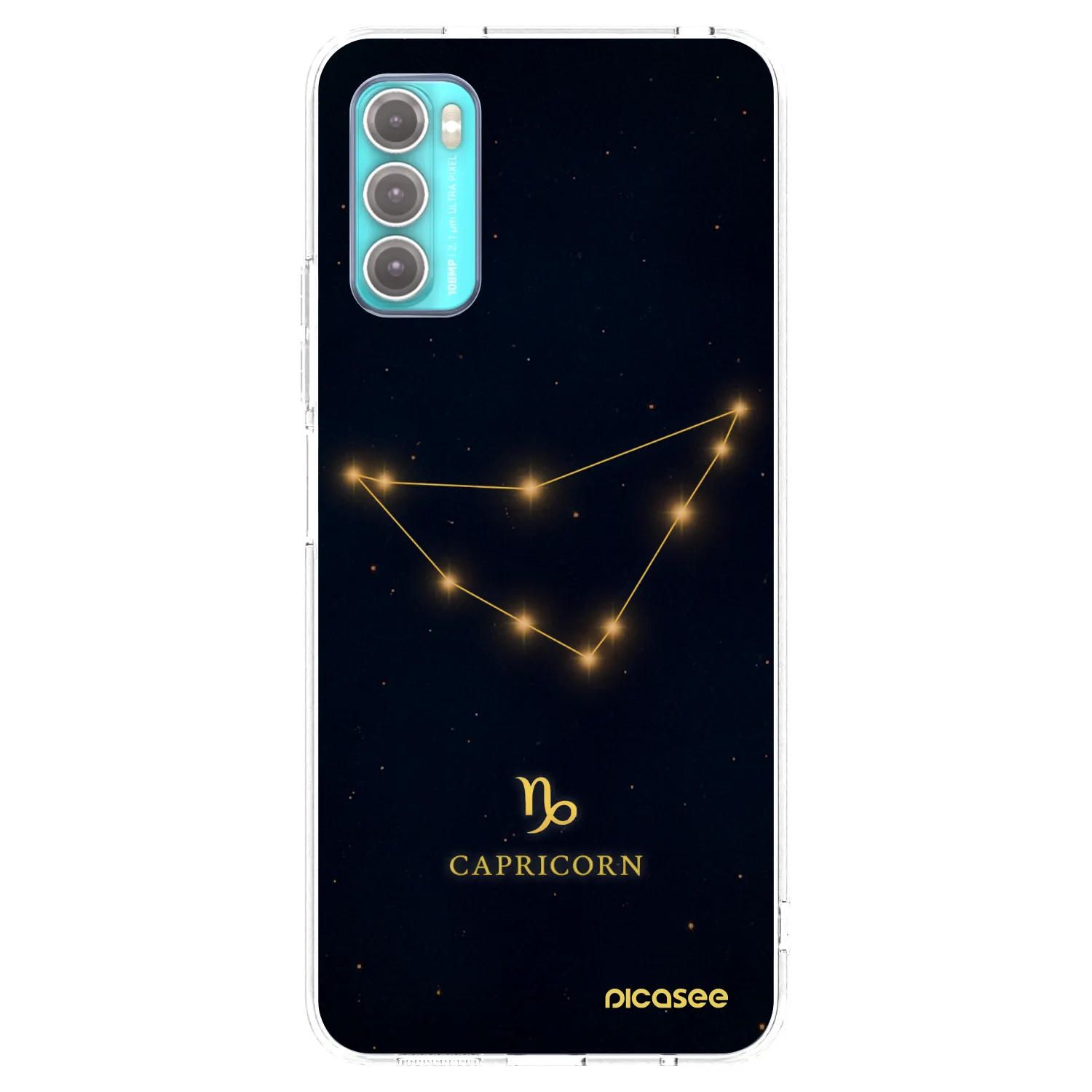 Picasee silikonski prozorni ovitek za Motorola Moto G60 - CAPRICORN