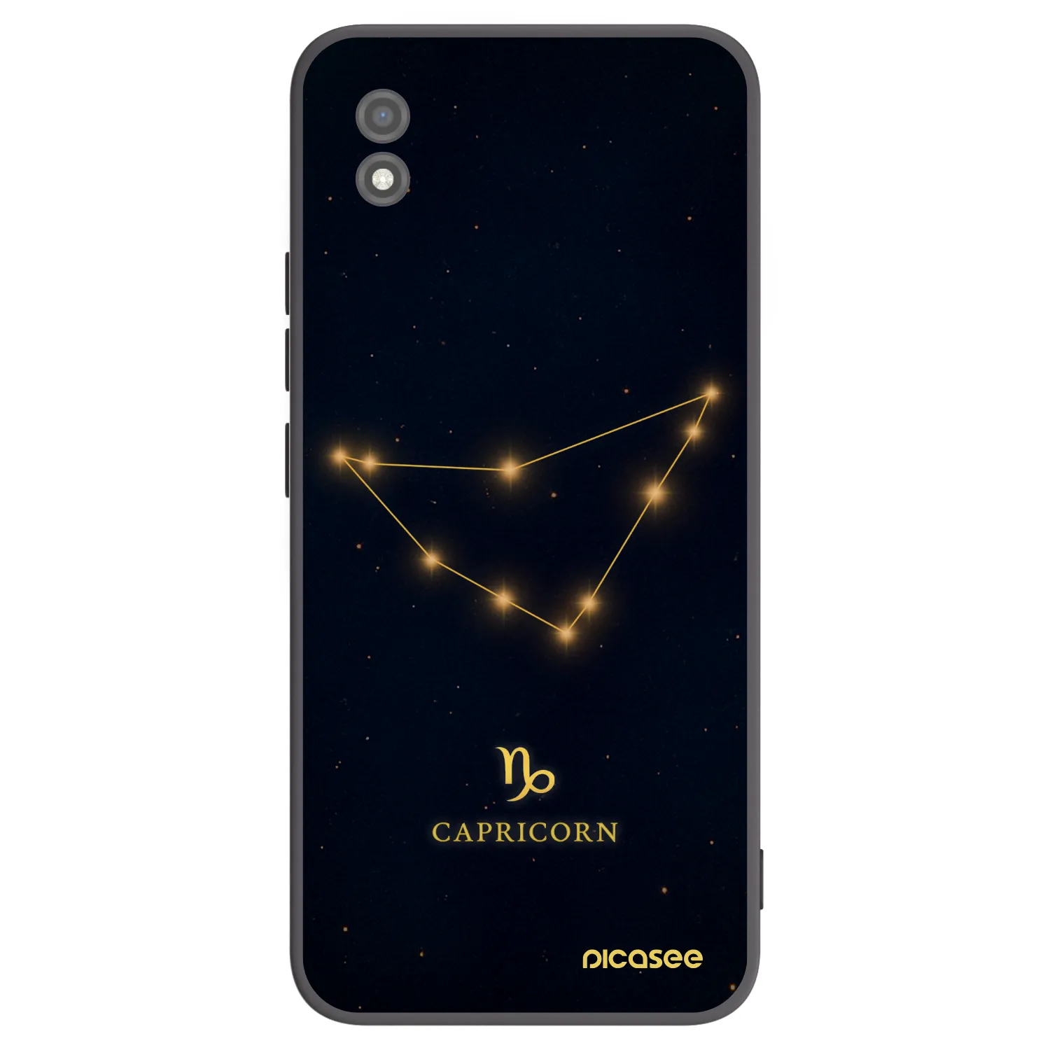 Picasee silikonski črni ovitek za Realme C11 (2021) - CAPRICORN