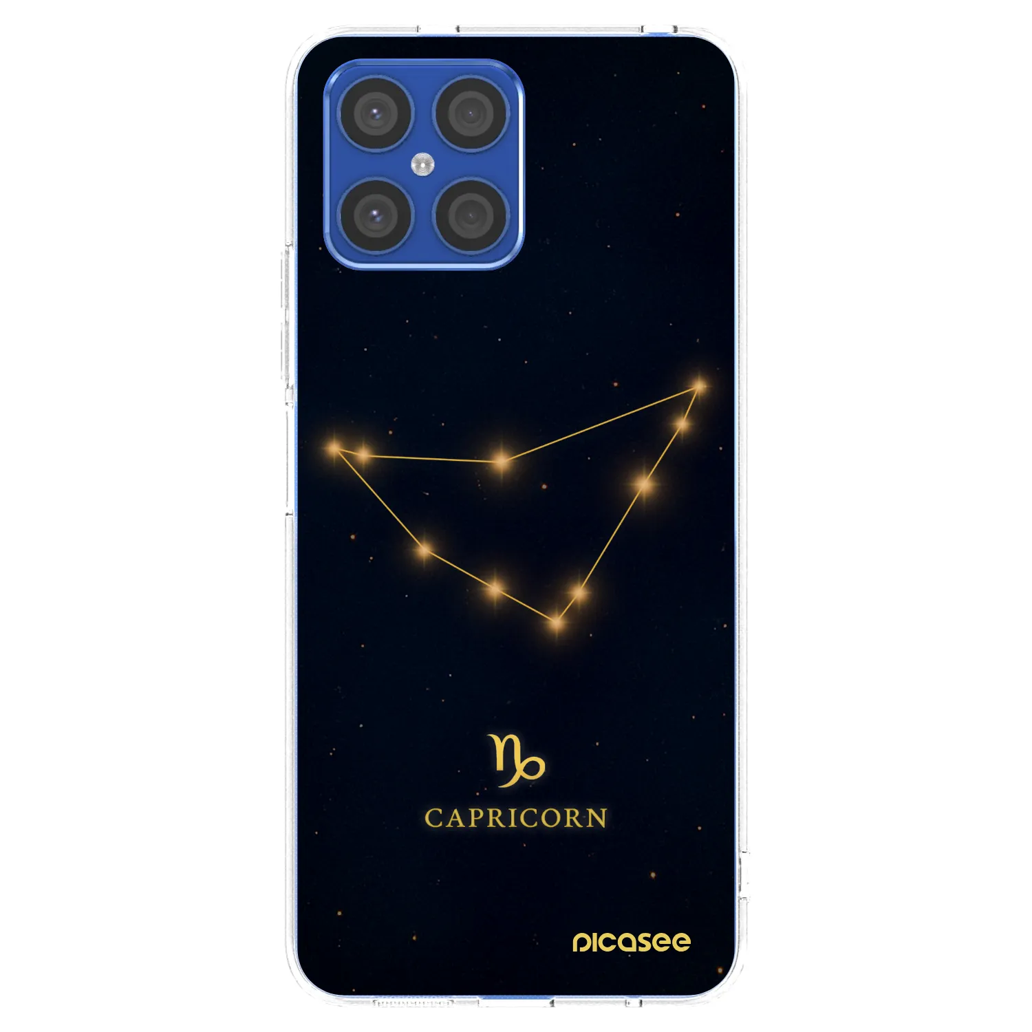 Picasee silikonski prozorni ovitek za Honor X8 4G - CAPRICORN