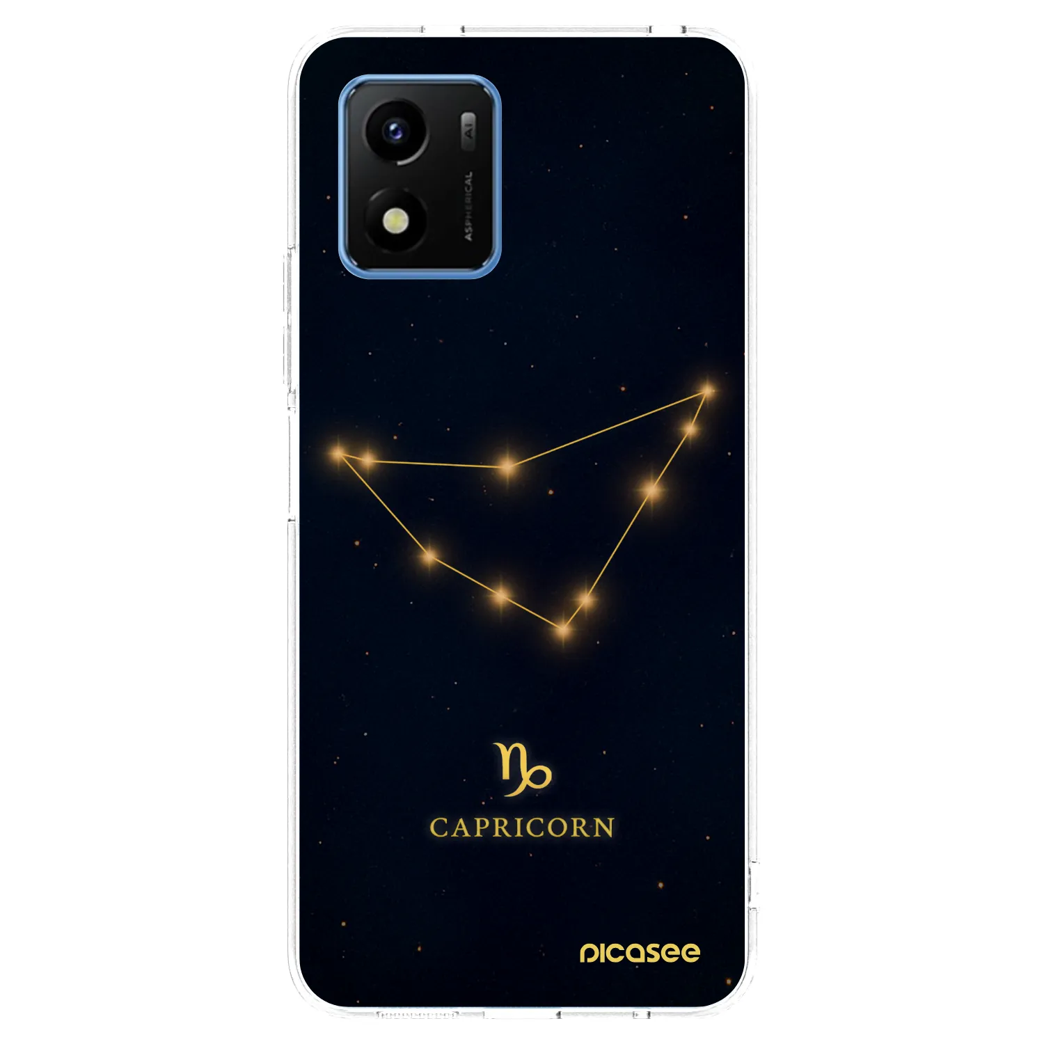 Picasee silikonski prozorni ovitek za Vivo Y01 - CAPRICORN