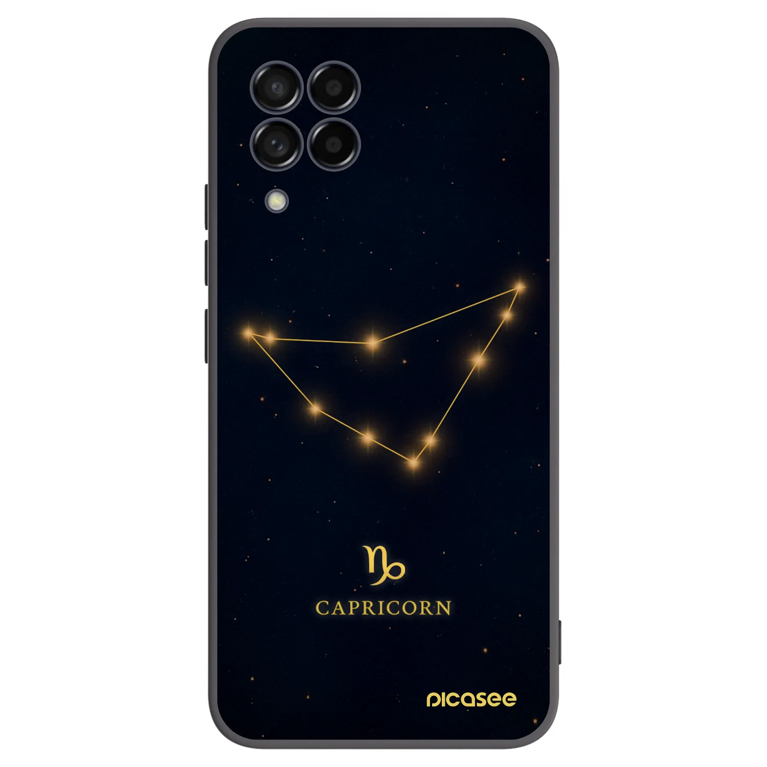 Picasee silikonski črni ovitek za Samsung Galaxy M53 5G - CAPRICORN