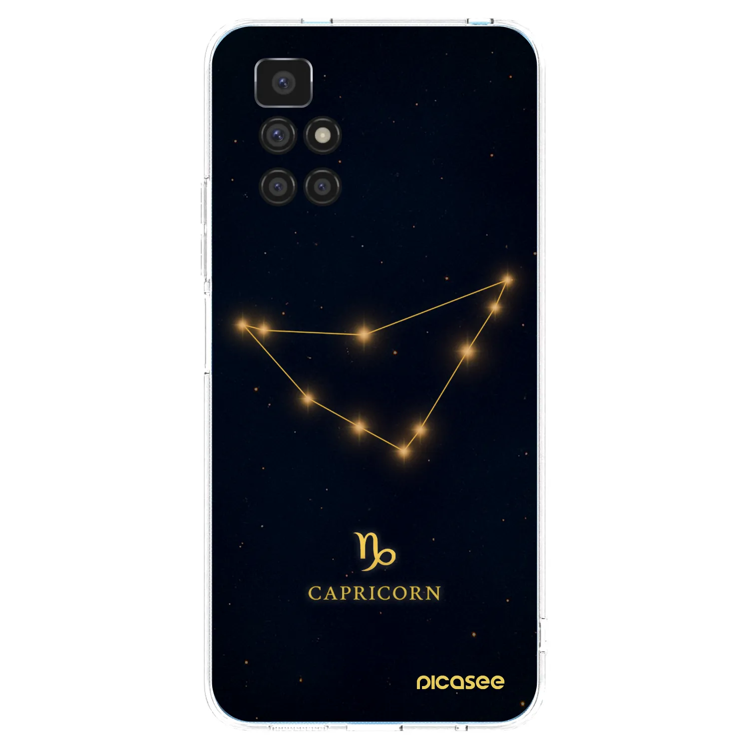 Picasee silikonski prozorni ovitek za Xiaomi Redmi 10 (2022) - CAPRICORN