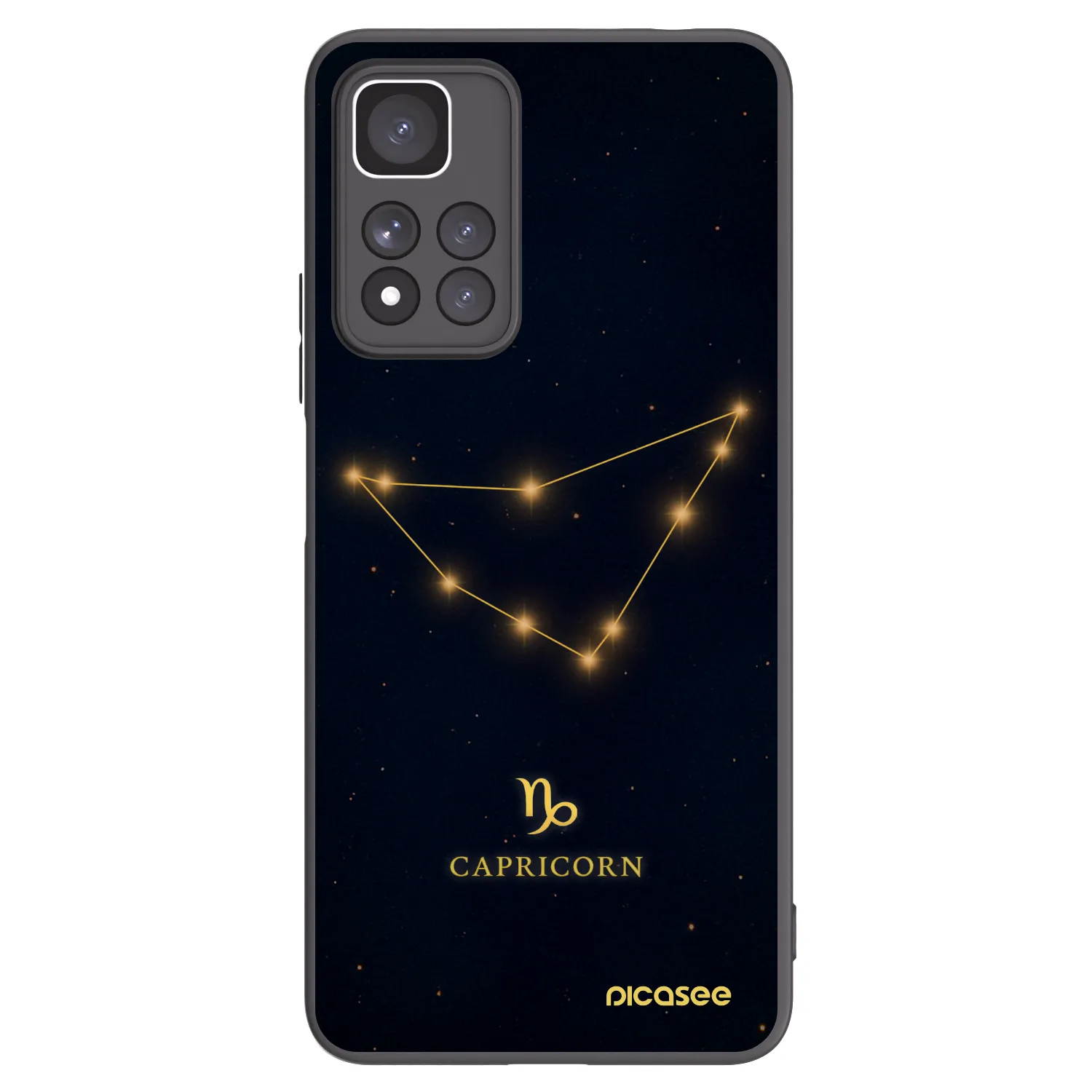 Picasee silikonski črni ovitek za Xiaomi Redmi Note 11 Pro+ 5G - CAPRICORN